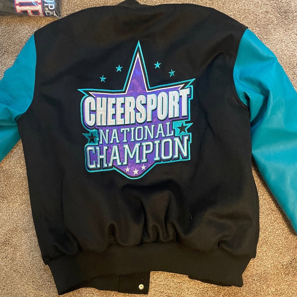 Teal Cheersport Jacket